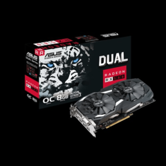 Видеокарта Asus 4Gb ASUS DUAL-RX580-O8G