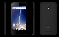 Смартфон Vertex Vertex Impress Lightning Black, 4.5'' 854x480, 1.3GHz, 4 Core, 1GB RAM, 8GB, up to 32GB flash, 2Mpix/0.3Mpix, 2 Sim, 2G, 3G, LTE, BT,