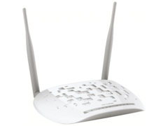 Маршрутизатор TP-Link 300 Мбит/с Беспроводной маршрутизатор серии N с модемом ADSL2+, чипсет Broadcom, Annex A, 2T2R, 2,4 ГГц, 802.11b/g/n, 1 порт RJ1